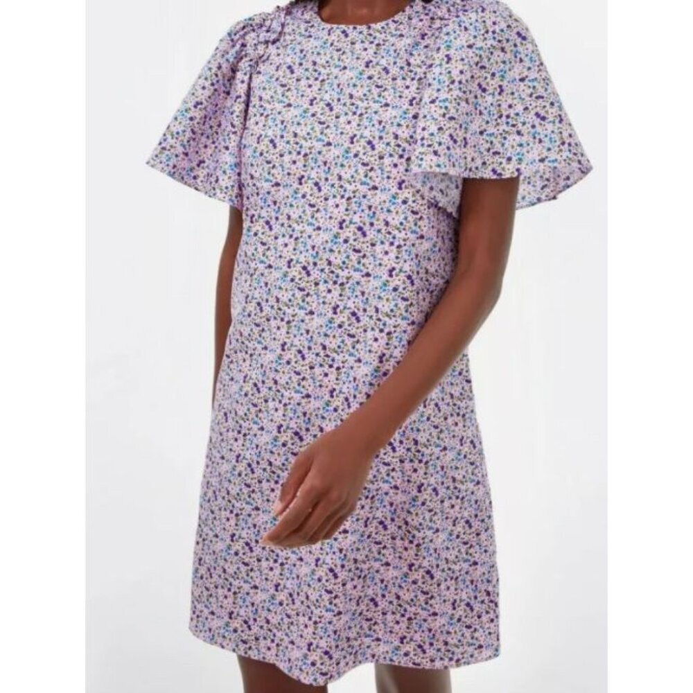 Tuckernuck Hyacinth House Lavender Dress purple blue Floral S